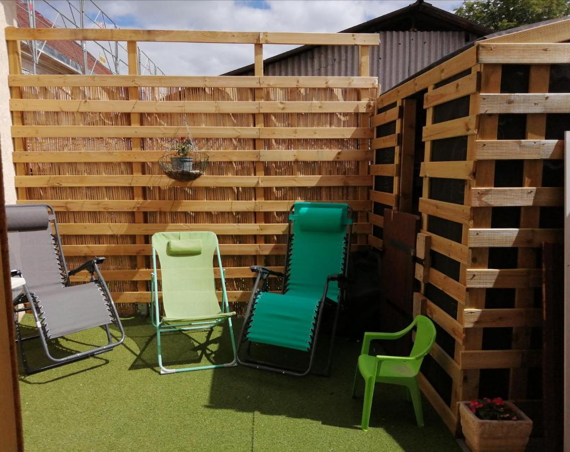 Les Farios Avec Terrasse Lägenhet Sarlat-la-Canéda Exteriör bild