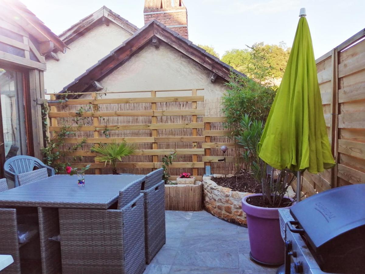 Les Farios Avec Terrasse Lägenhet Sarlat-la-Canéda Exteriör bild
